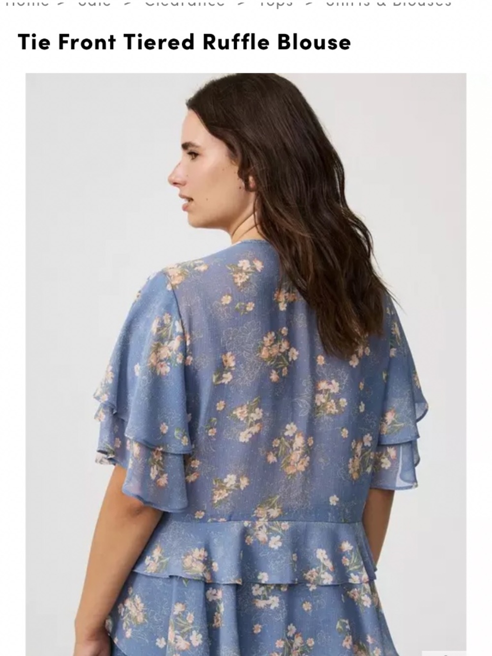 Ruffle blouse - Picture 3 of 4